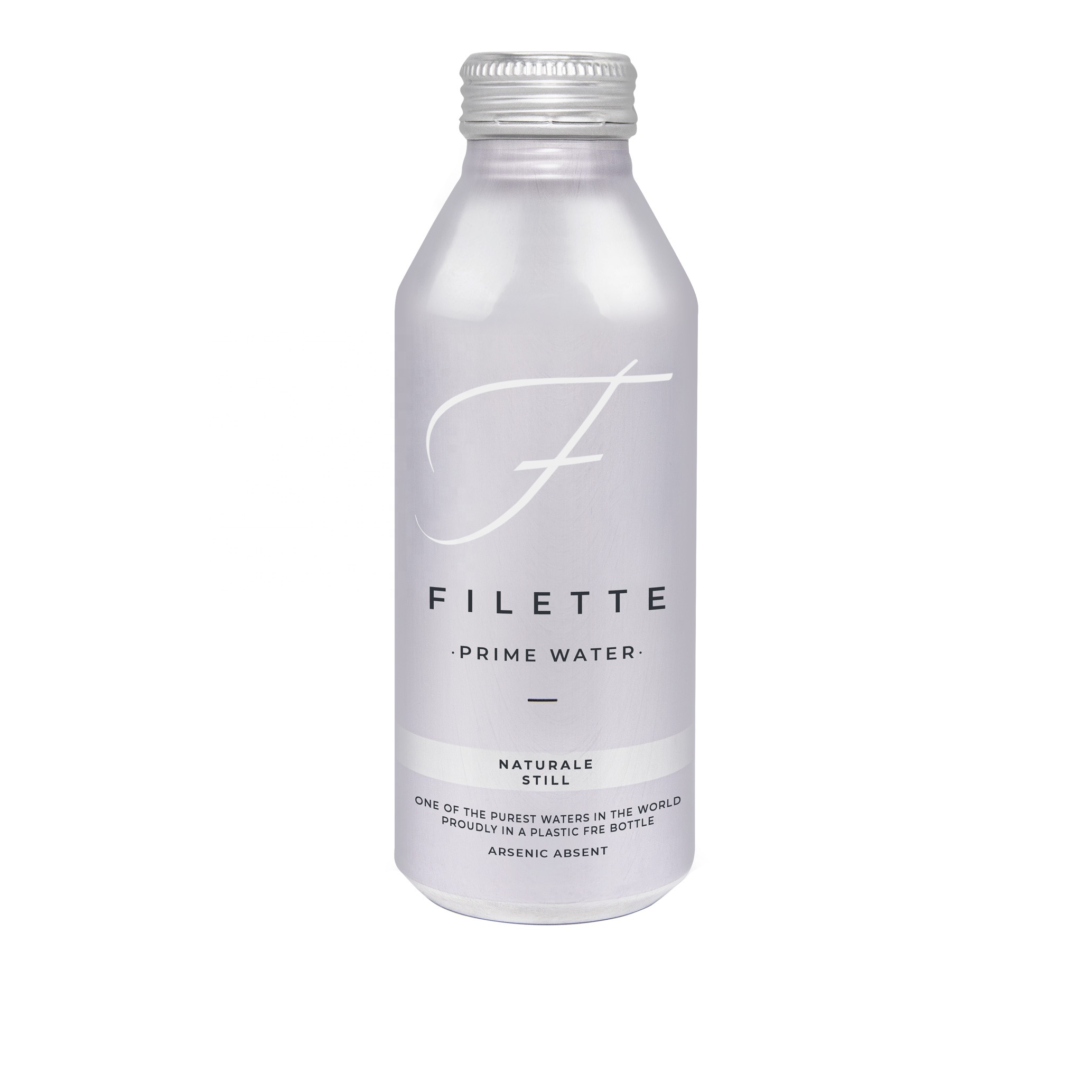 Filette Water in smooth aluminum