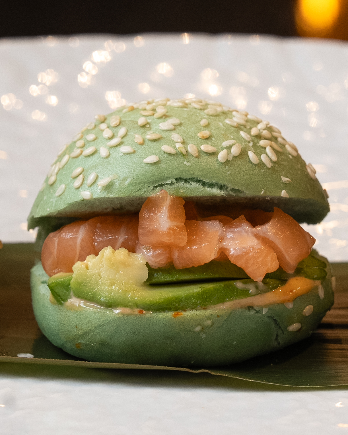 SUSHI BURGER SALMONE